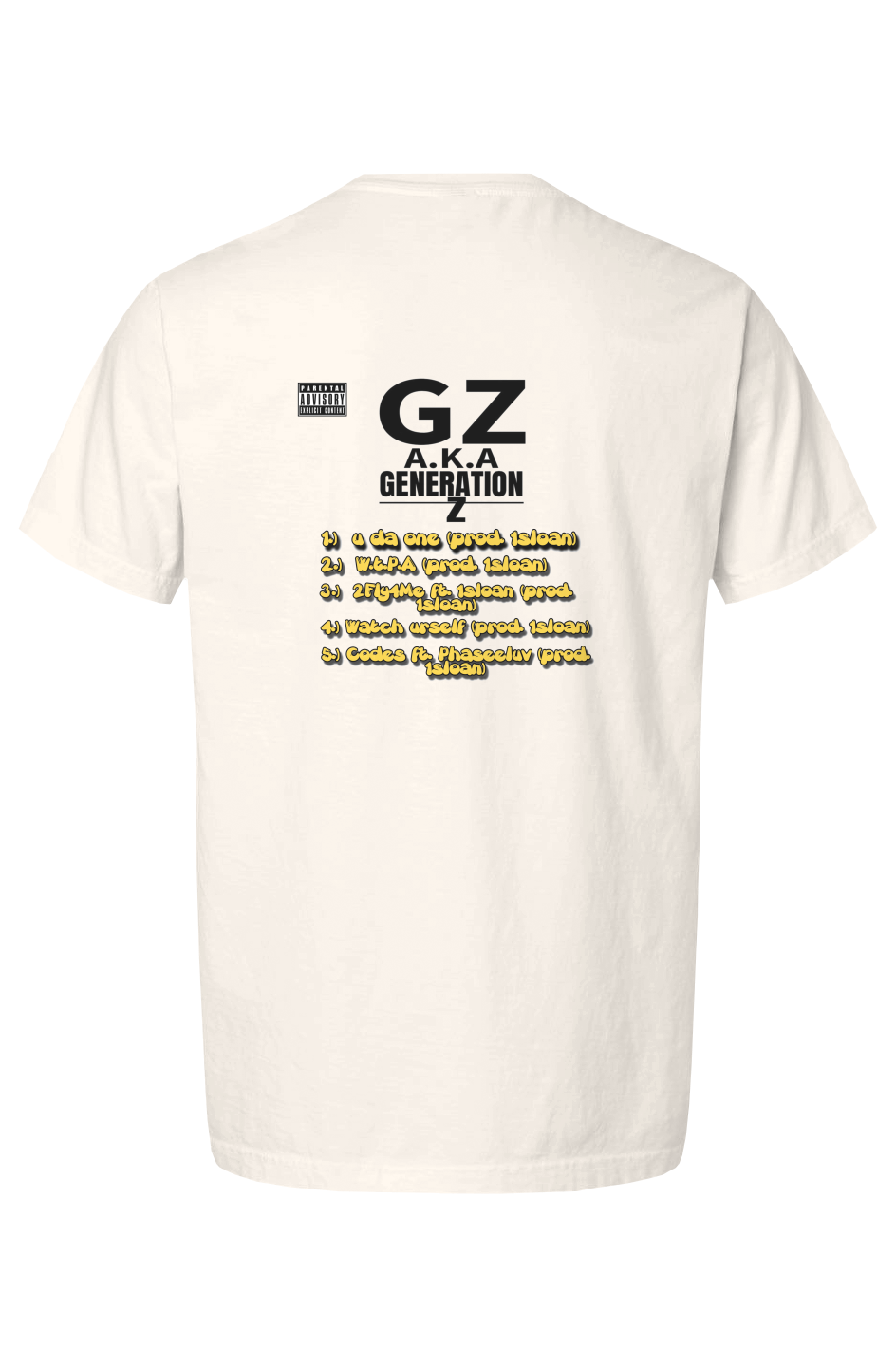 GZ Generation Z Cropped Heavyweight Tee