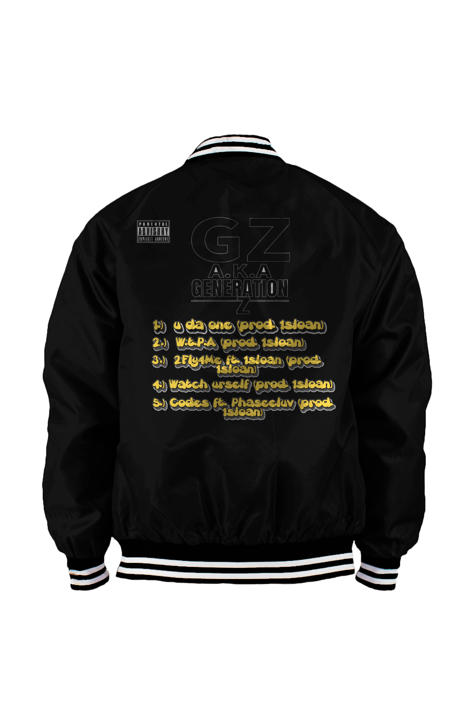 G Z A K A Generation Z Varsity Bomber Jacket